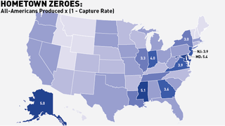 Illustration for article titled Infographics: Where Do High School Basketball Stars Come From, And Where Do They Go?